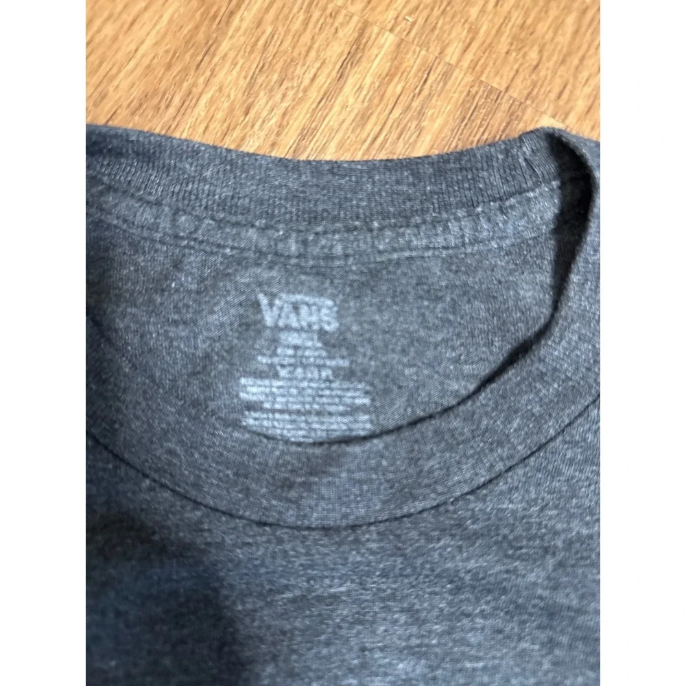 Vans Mens Off The Wall 66 Graphic T-Shirt Heather Charcoal Gray Medium - Picture 3 of 4